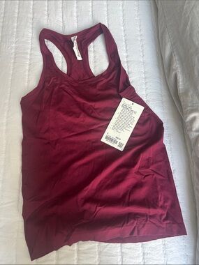 NWT Women's Wine Racerback Tank Top - LuluLemon